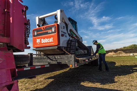 how to load a skid steer in a box truck|bobcat skid steer positioning instructions.